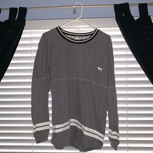 Pink grey long sleeve